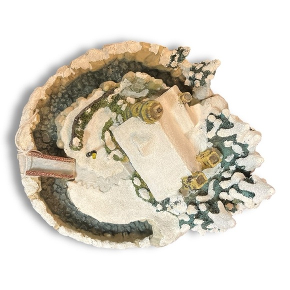 Vintage 1997 Thomas Kinkade Winter Wonderland Christmas Tabletop Fountain Light - Picture 2 of 7